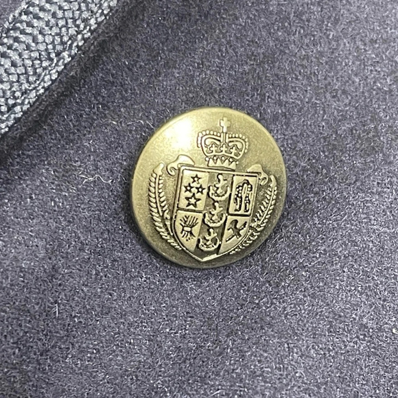 BB Dakota Military Style Wool Blend Jacket Navy Blue‎ Size Medium Peacoat - Picture 7 of 8